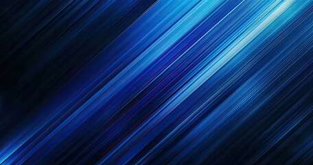 Obraz premium Abstract blue diagonal lines creating a dynamic and modern visual effect.