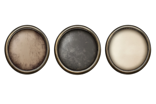 Elegant UI Toolkit with Vintage Paper and Metal Elements