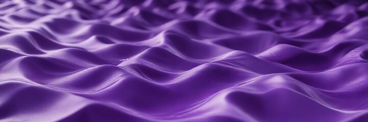 Obraz premium Vibrant purple ceramic waves on an abstract surface, ceramic, shape