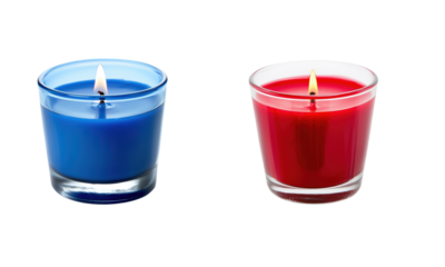  Dual Colorful Candles for Home Decor and Relaxation