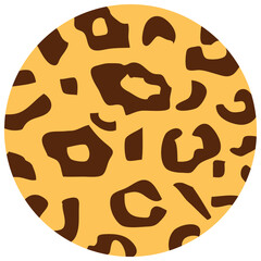 Round Design for Keychain