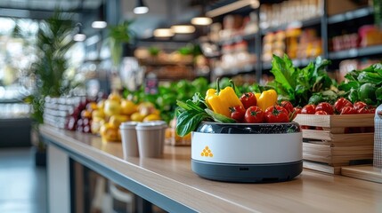 Vibrant Assortment of Fresh Vegetables Fruits and Other Produce Displayed at a Local Farmers Market or Grocery Stall Showcasing a Variety of Healthy Organic and Seasonal Food Options for Shoppers