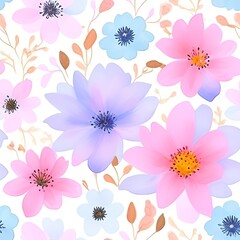 Colorful Abstract Seamless Geometric Pattern Background Texture Design Vector Print Wallpaper

