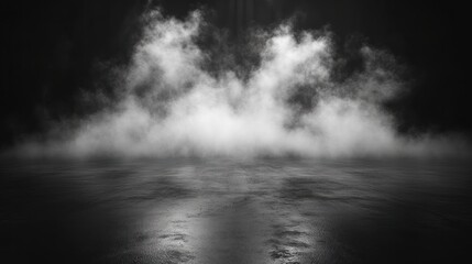 Abstract smoky concrete floor.