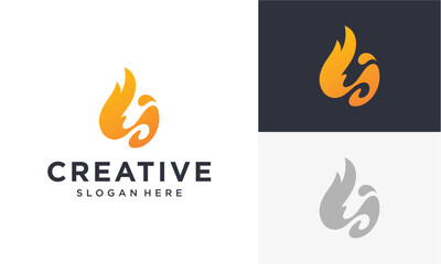 fire vector logo