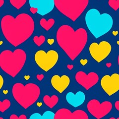 Colorful Abstract Seamless Geometric Pattern Background Texture Design Vector Print Wallpaper

