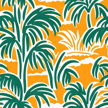 Colorful Abstract Seamless Geometric Pattern Background Texture Design Vector Print Wallpaper

