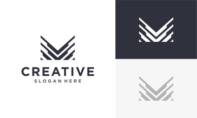 initial m vector logo