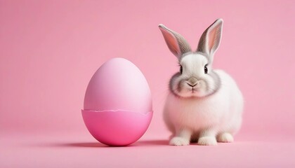 Obraz premium easter bunny with egg