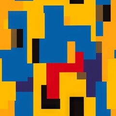 Colorful Abstract Seamless Geometric Pattern Background Texture Design Vector Print Wallpaper

