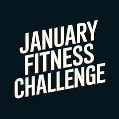 January Fitness Challenge Announcement Graphic