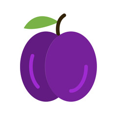 Plum Fruit Icon