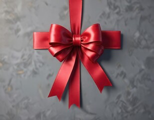 Elegant Biglietto da visita with a ribbon and bow, gift, sophistication