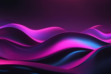Dark pink and blue wave technology futuristic abstract background