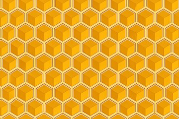 hexagonal honeycombs seamless pattern