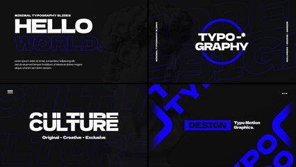 Stylish Typography Slides