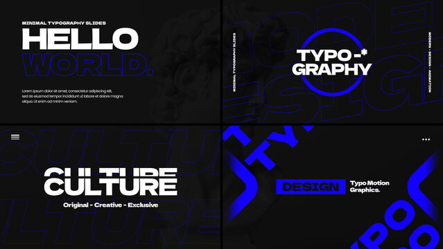 Stylish Typography Slides