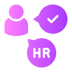 new hire gradient icon