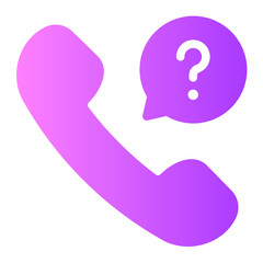 phone call gradient icon