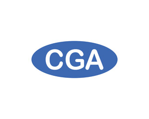 CGA logo design vector template. CGA