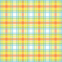 Plaid pattern vector Check fabric texture Seamless textile design for clothes paper 
