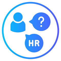 hr manager gradient icon