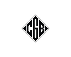 CGB logo design vector template. CGB