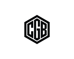 CGB logo design vector template. CGB