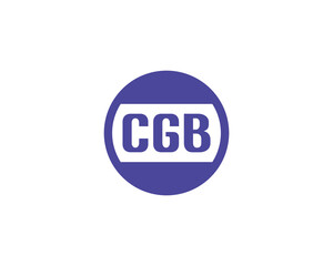 CGB logo design vector template. CGB