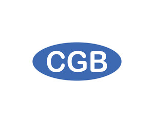 CGB logo design vector template. CGB