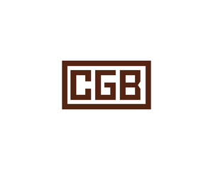 CGB logo design vector template. CGB