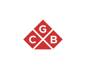 CGB logo design vector template. CGB