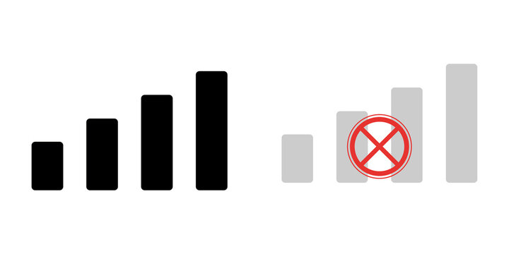 No network sign. Strong network