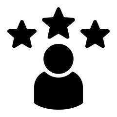 stars glyph icon