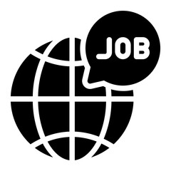 worldwide glyph icon