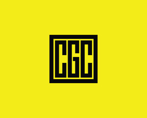 CGC logo design vector template. CGC