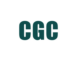 CGC logo design vector template. CGC