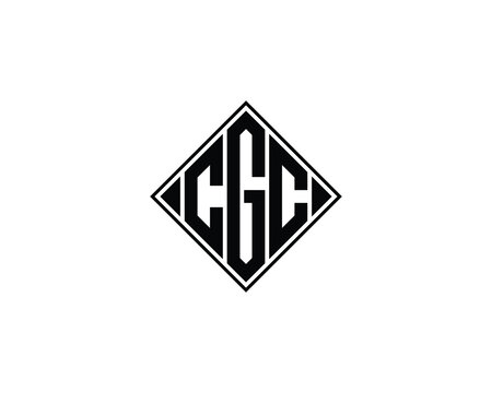 CGC logo design vector template. CGC