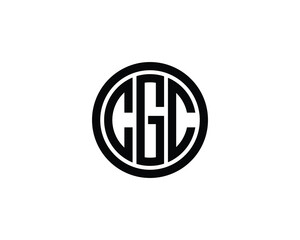 CGC logo design vector template. CGC