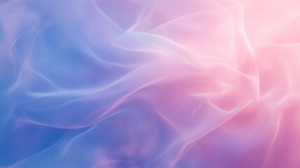 Fototapeta premium Soft pastel purple, pink, and blue gradient with smooth lines, defocused abstract background
