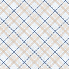 Plaid pattern vector Check fabric texture Seamless textile design for clothes paper 
