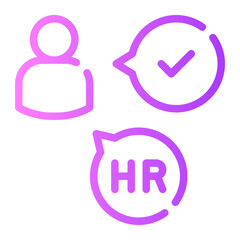 new hire gradient icon