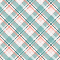 Plaid pattern vector Check fabric texture Seamless textile design for clothes paper 
