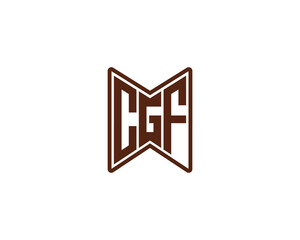 CGF Logo design vector template. CGF