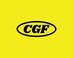 CGF Logo design vector template. CGF
