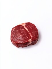 Fototapeta premium Fresh ribeye steak display culinary kitchen food photography minimalist setting close-up gourmet concept