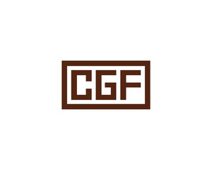 CGF Logo design vector template. CGF