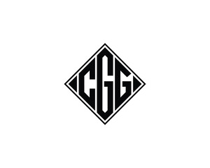 CGG Logo design vector template. CGG