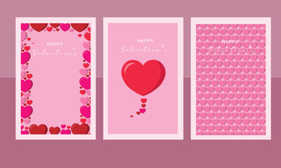 pink background with hearts