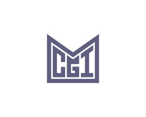 Fototapeta premium CGI logo design vector template. CGI